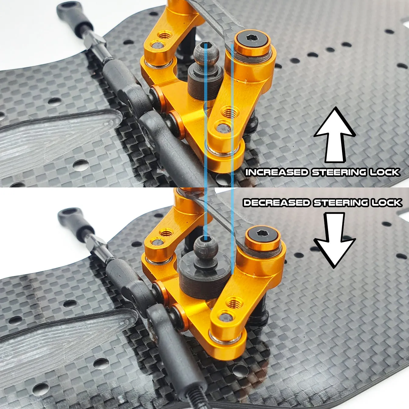 Carbon Steering Limiter Set for XRAY T4'20/'21