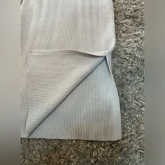 Daily Practice Anthropologie Slim Knit Sleeveless Turtleneck Midi Dress Size M