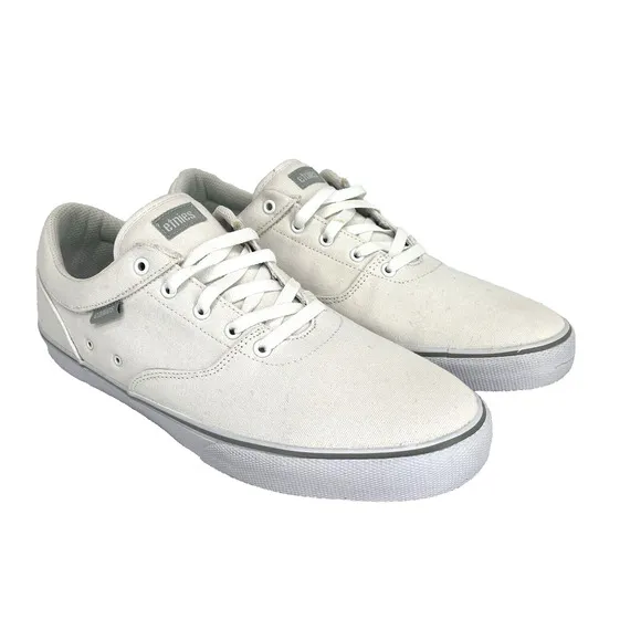 Etnies Factor Skateboarding Shoes Mens 12 White Skate Inspired Sneakers