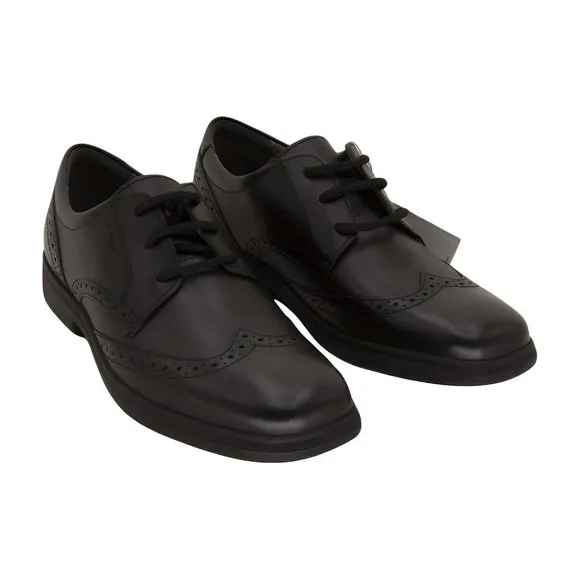 Geox Boy's Federico 9 Dress Shoes Black EU 39 US 6 M Big Kid