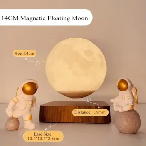 Glowing Levitating Moon Lamp Various Planets with Color Changing Night Light