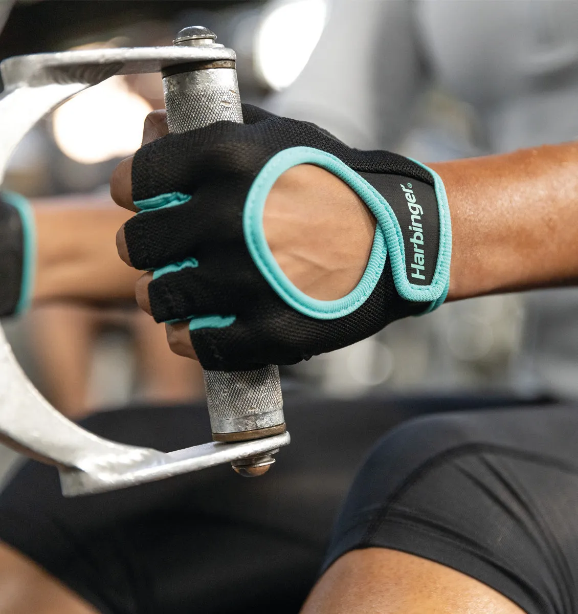 Harbinger Women's Power Weight Lifting Gloves - Blue