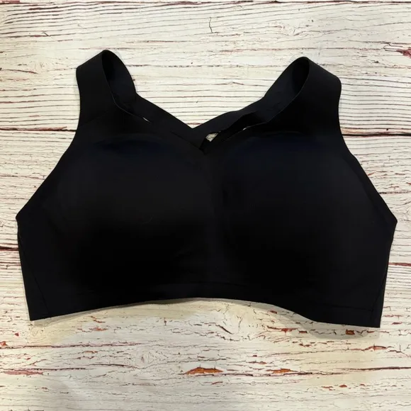 Lululemon Enlite Weave-Back Bra High Support, A–DDD(E) Cups in Black Sz 38DD
