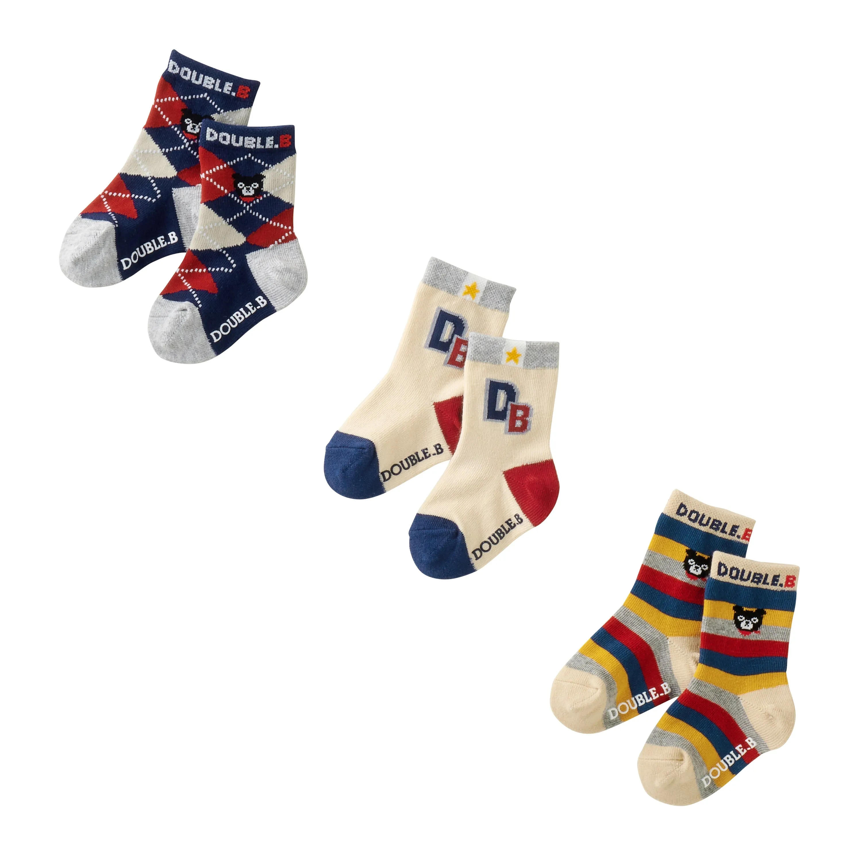 MIKIHOUSE DOUBLE_B SOCKS PACK