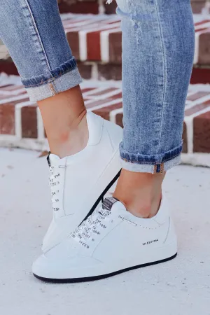 *MODEL* Serenity Sneaker by Vintage Havana - White- SIZE 8 - Final Sale