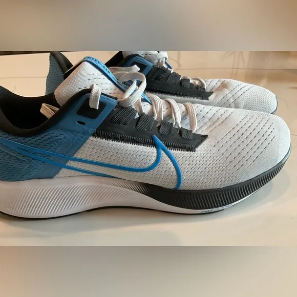 Nike-Air Zoom Pegasus 38- Pure Platinum Photo Blue- Men’s 11.