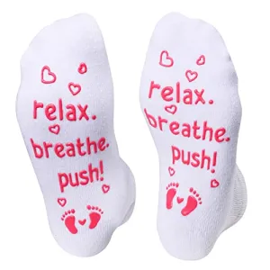 Pregnancy Gifts for New Mom, Pregnant Mom Gifts for Pregnant Women Mom to Be Gift, Mom Socks Hospital Socks for Labor and Delivery