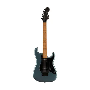 Squier Contemporary Stratocaster HH Floyd Rose Electric Guitar, Gunmetal Metallic