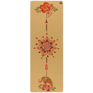 Yoloha Tropical Vibes Aura Cork Yoga Mat